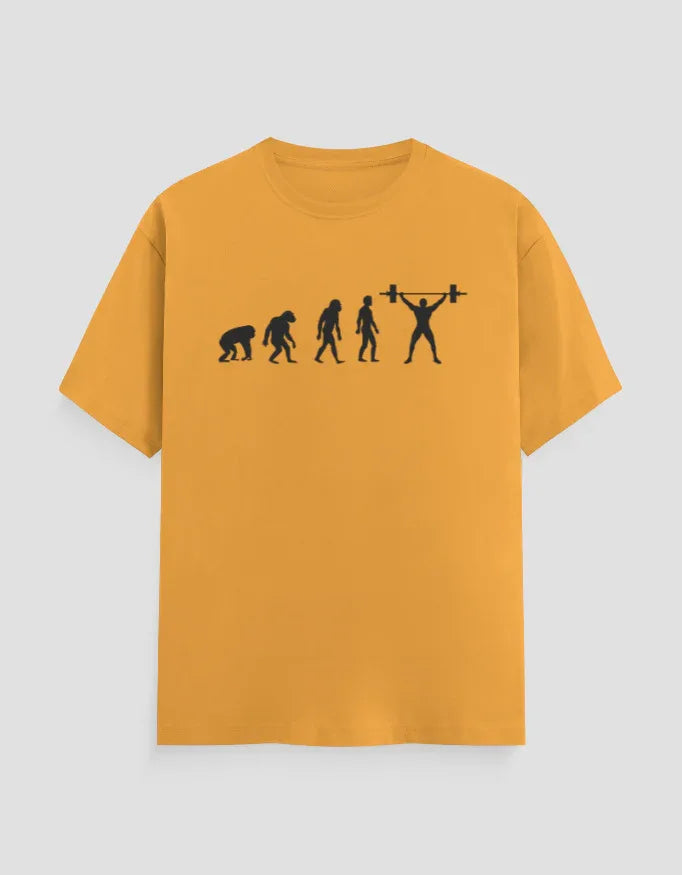 Evolution Graphic Classic Crew T-Shirt for Men - Not So Suttle