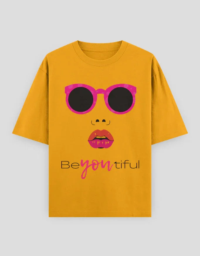 BeYoutiful Graphic Oversized Classic T-Shirt for Women - Not So Suttle