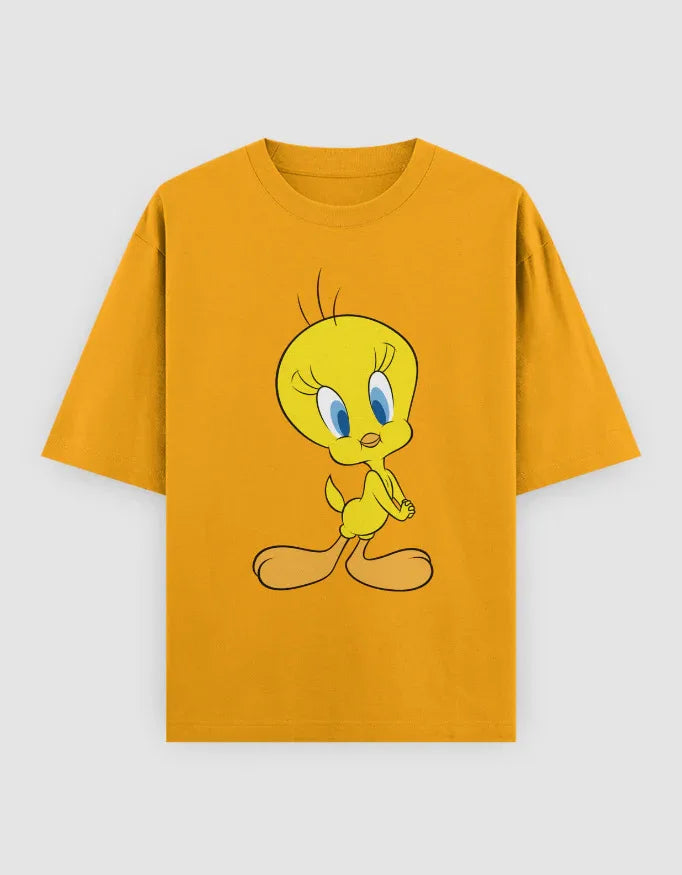 Tweety Graphic Oversized Classic T-Shirt for Women - Not So Suttle