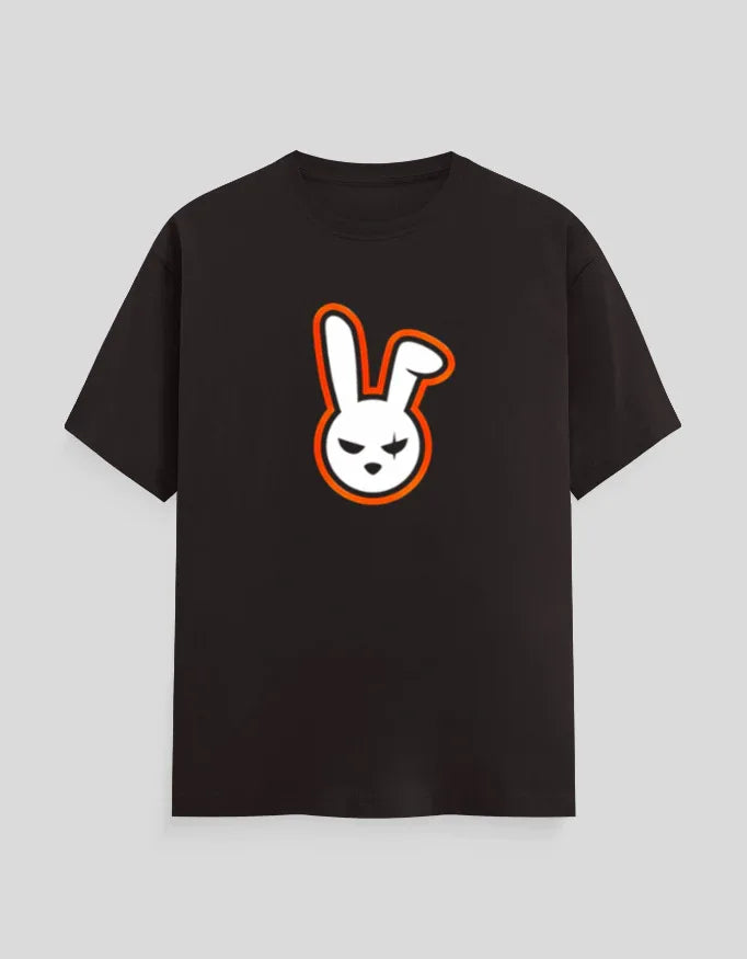 Angry Bunny Graphic T-Shirt for Men - Not So Suttle