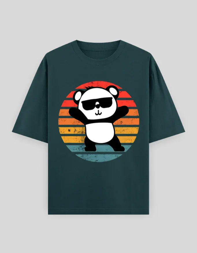 Cool Panda Oversized Classic T-Shirt for Men - Not So Suttle