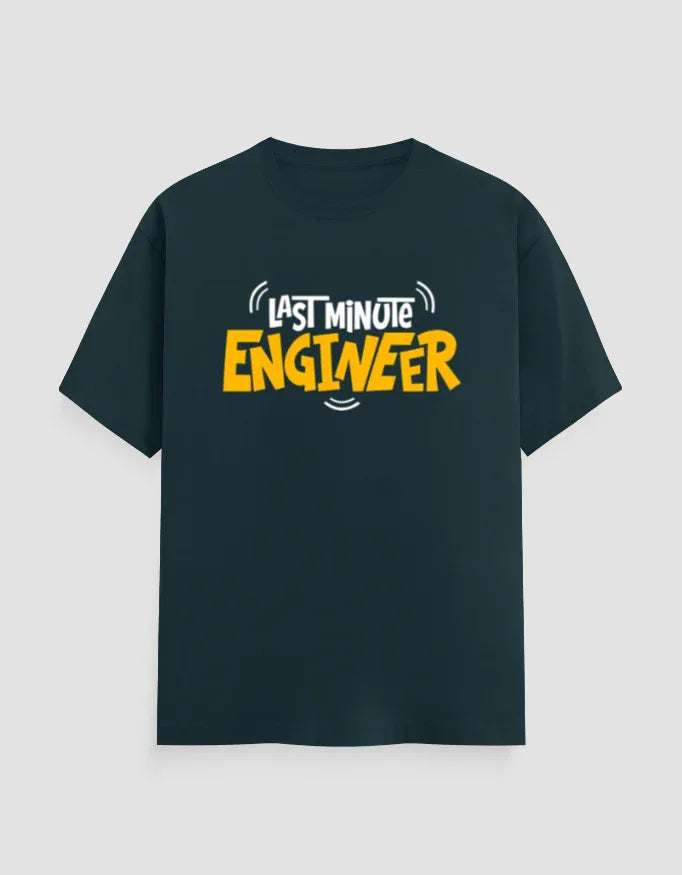 Last Minute Engineer Graphic Classic Crew T-Shirt for Men - Not So Suttle