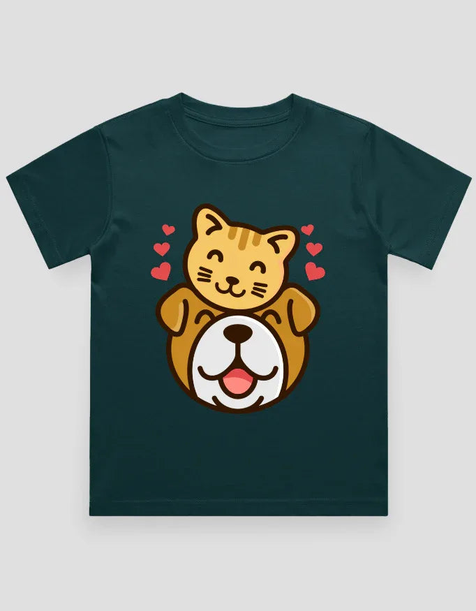 Cat and Dog T-Shirt for Boys - Not So Suttle