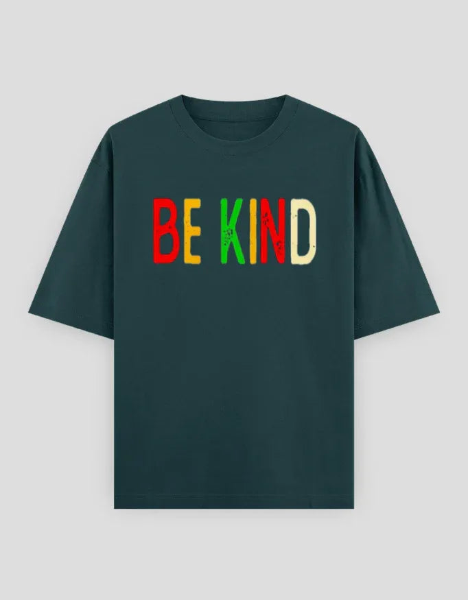 Be Kind Graphic Oversized Classic T-Shirt for Men - Not So Suttle