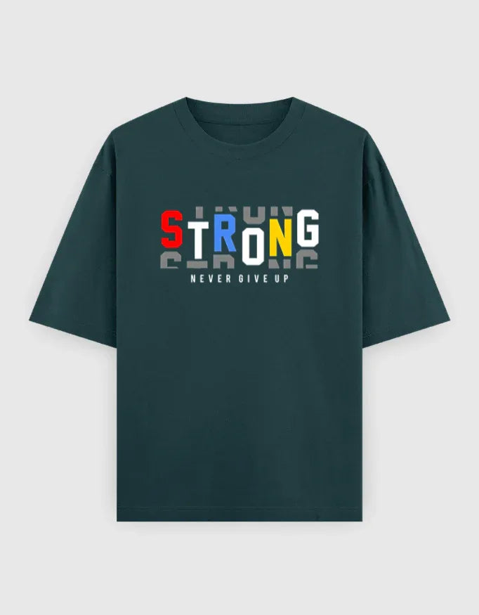Strong Graphic Oversized Classic T-Shirt for Men - Not So Suttle