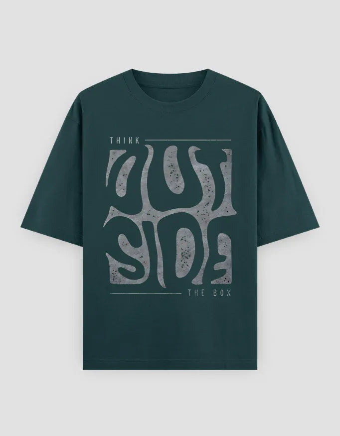 Outside Graphic Oversized Classic T-Shirt for Men - Not So Suttle