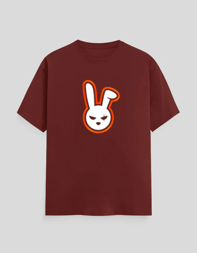 Angry Bunny Graphic T-Shirt for Men - Not So Suttle