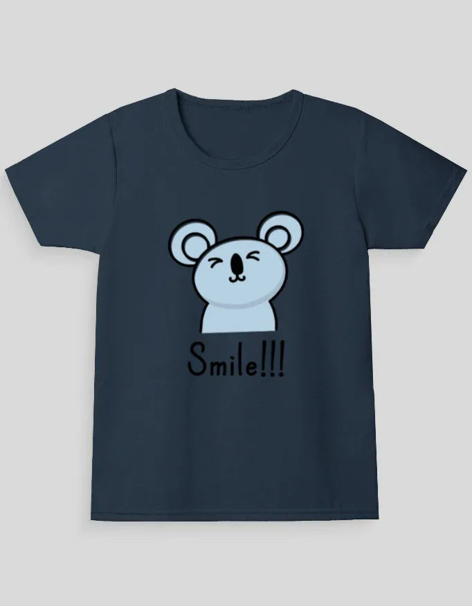 Smile Graphic T-Shirt for Girl's - Not So Suttle