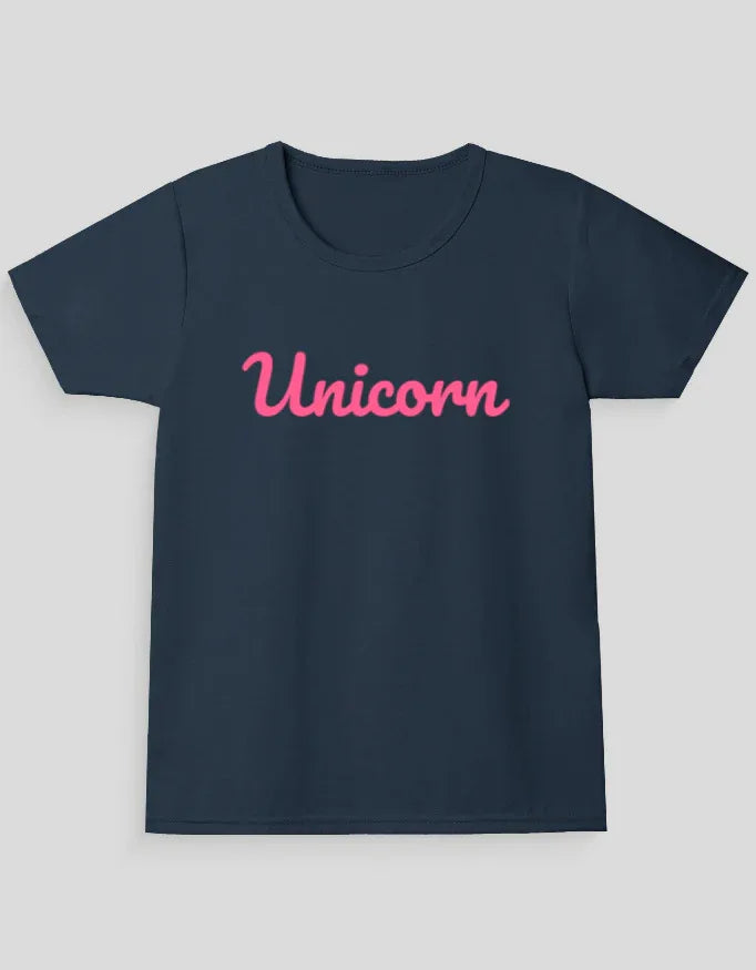 Unicorn Graphic T-Shirt for Girl's - Not So Suttle