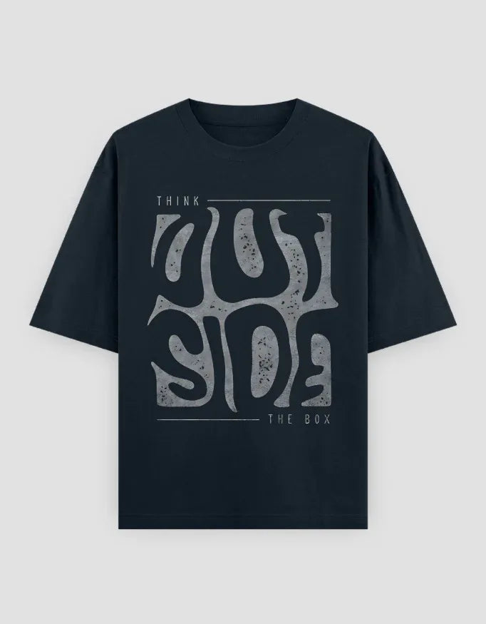 Outside Graphic Oversized Classic T-Shirt for Men - Not So Suttle