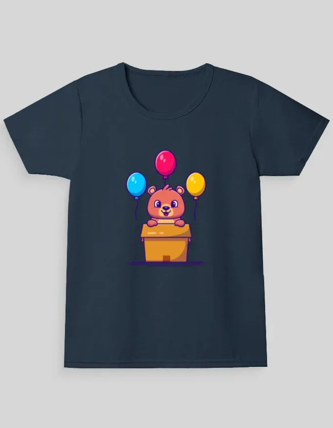 Basket Teddy Graphic T-Shirt for Girl's - Not So Suttle