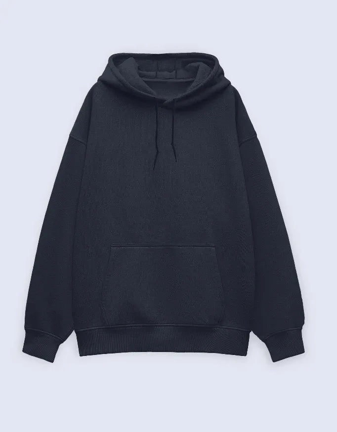 Navy Blue Oversized Hoodie for Men - Not So Suttle