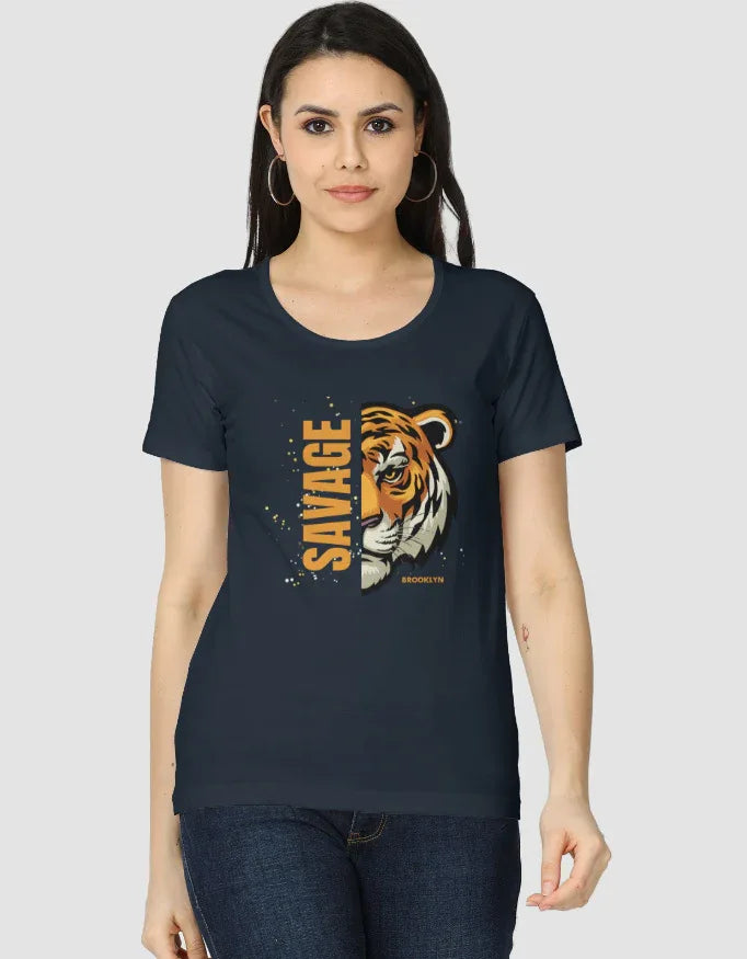 Savage Graphic Classic T-Shirt for Women - Not So Suttle