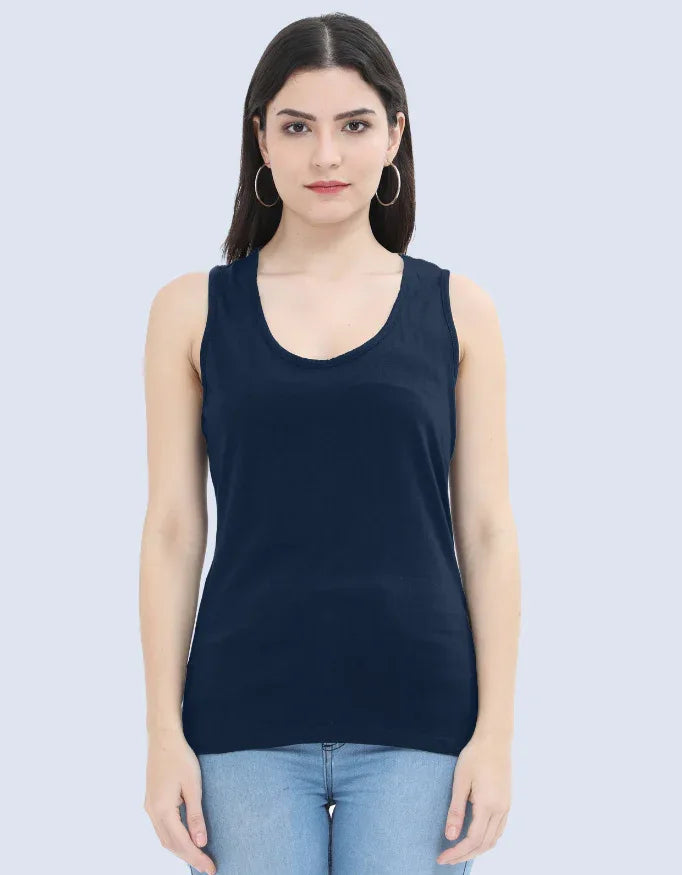 Navy Blue Tank Top - Not So Suttle