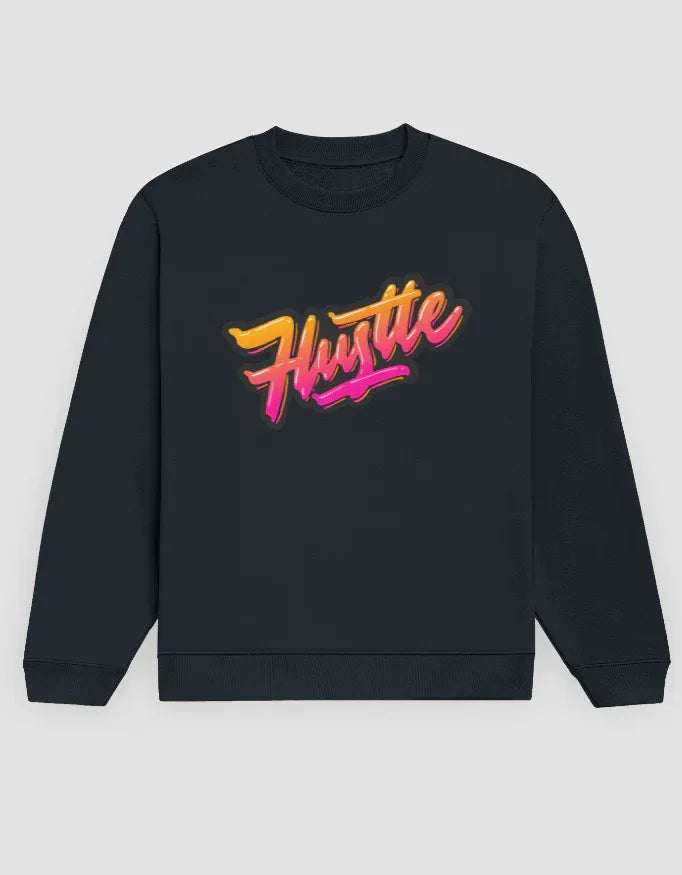 Hustle Graphic Sweatshirt for Men - Not So Suttle