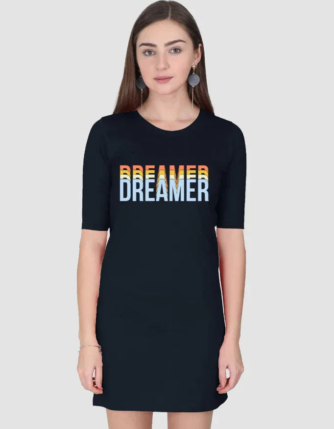 Dreamer Graphic T-Shirt Dress for Women - Not So Suttle