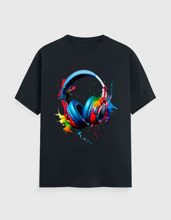Head Phone Graphic T-Shirt for Men - Not So Suttle
