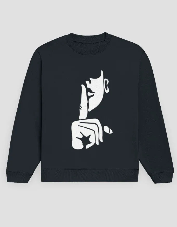Silent Graphic Sweatshirt for Men - Not So Suttle