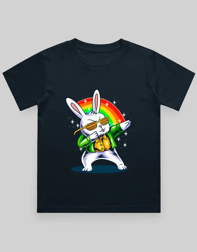 Dab Bunny Graphic T-Shirt for Boys - Not So Suttle