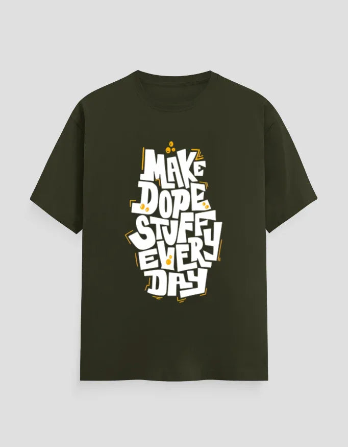 Make Dope Stuff Graphic Classic Crew T-Shirt for Men - Not So Suttle