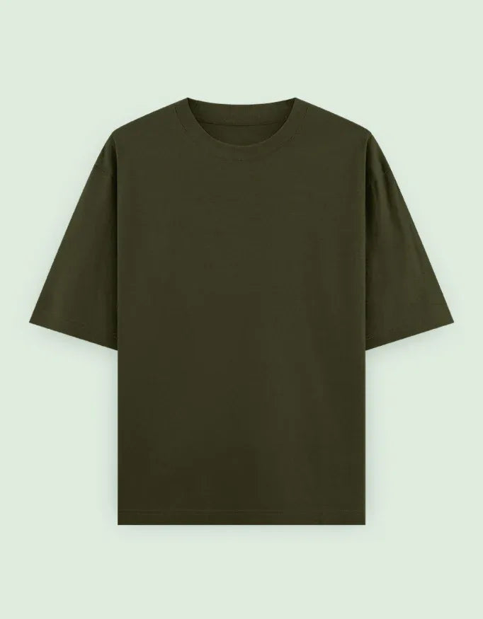 Solid Oversized Classic T-Shirt for Men - Not So Suttle