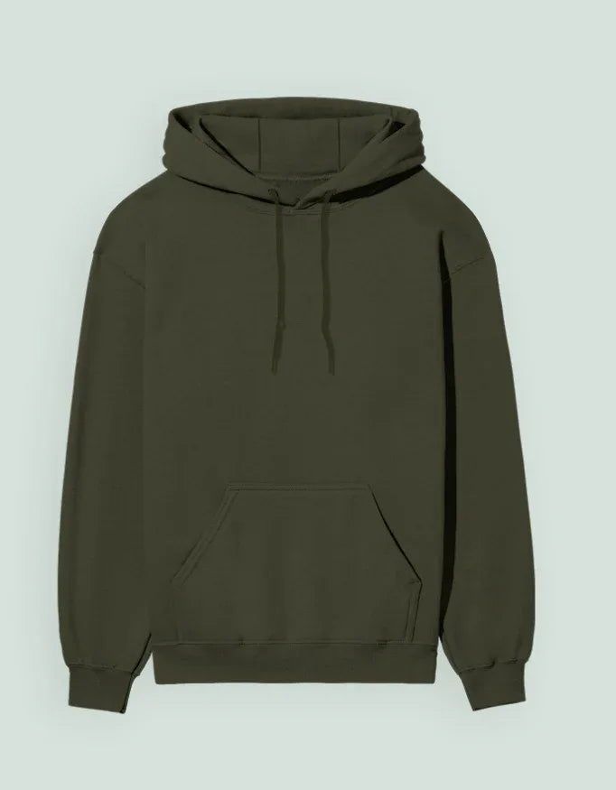 Olive Green Men's Hoodie - Not So Suttle