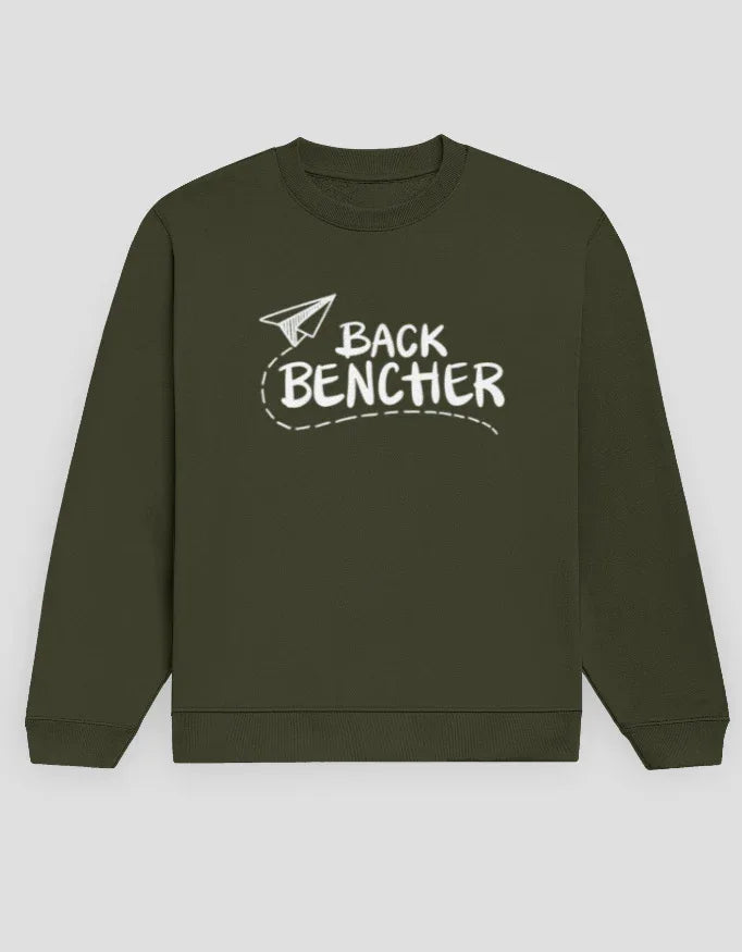 Back Benchers Graphic Sweatshirt for Men - Not So Suttle