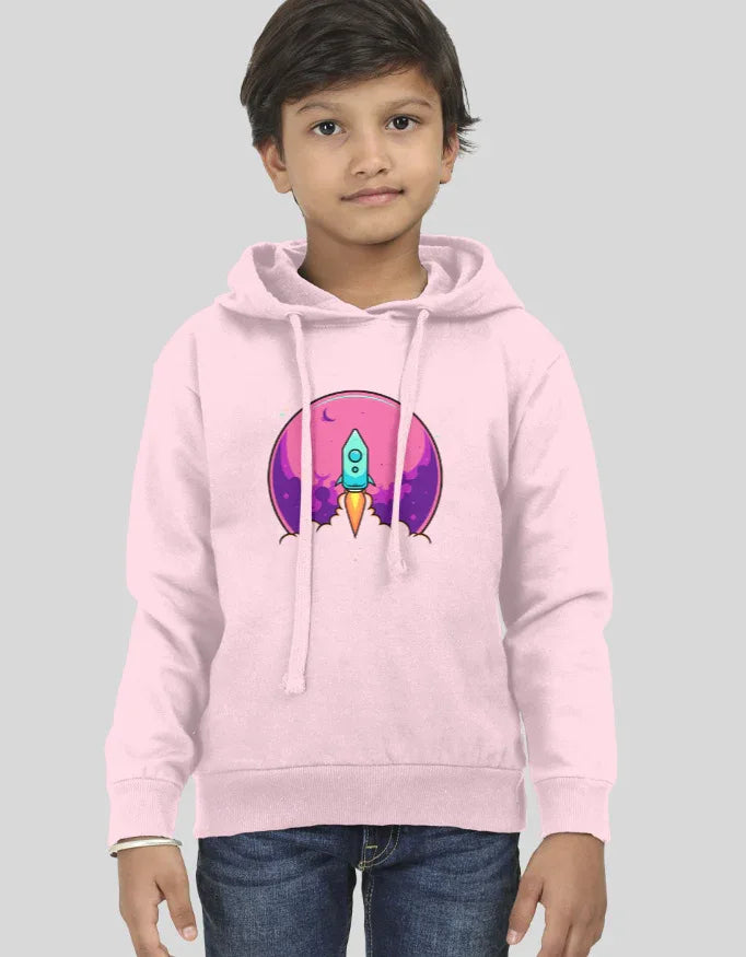 Rocket Launch Graphic Kids Hoodie - Not So Suttle
