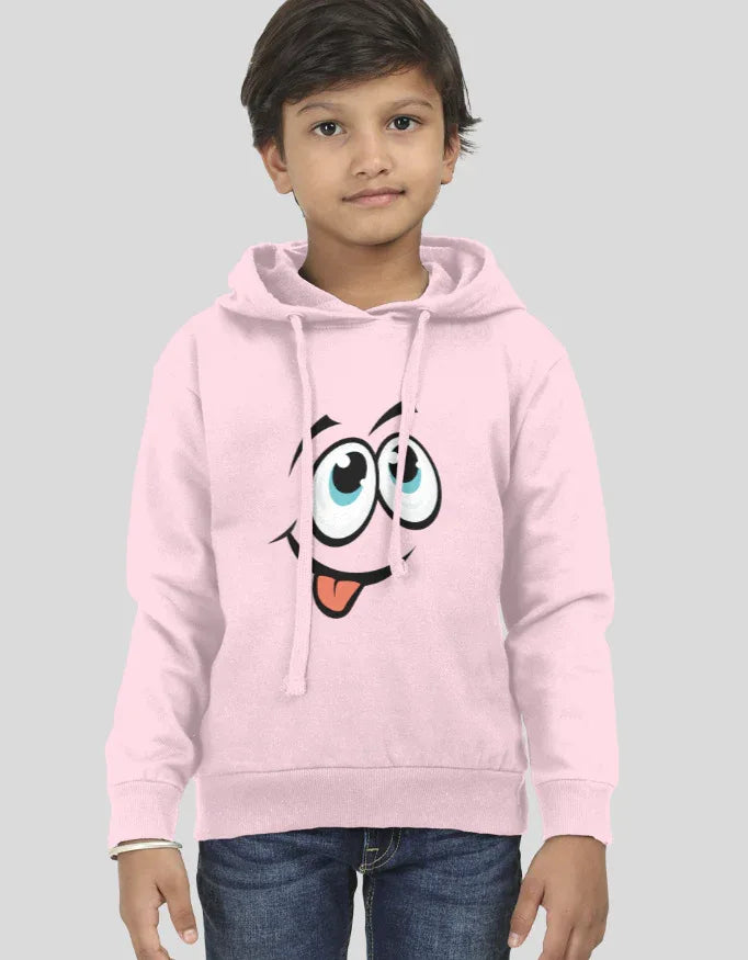 Smiley Graphic Kids Hoodie - Not So Suttle