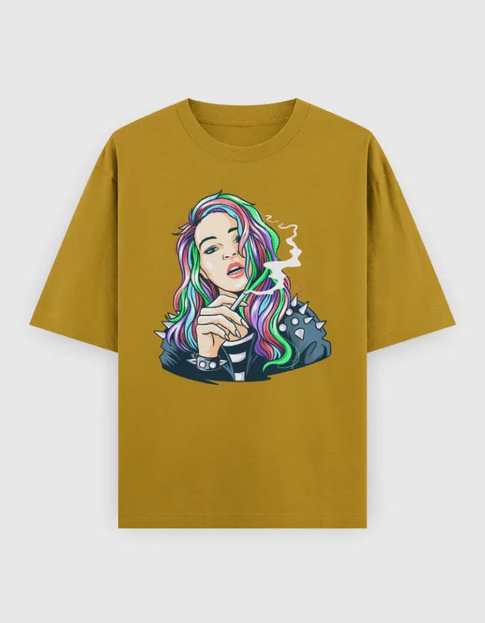 Rebel Graphic Oversized Classic T-Shirt for Women - Not So Suttle