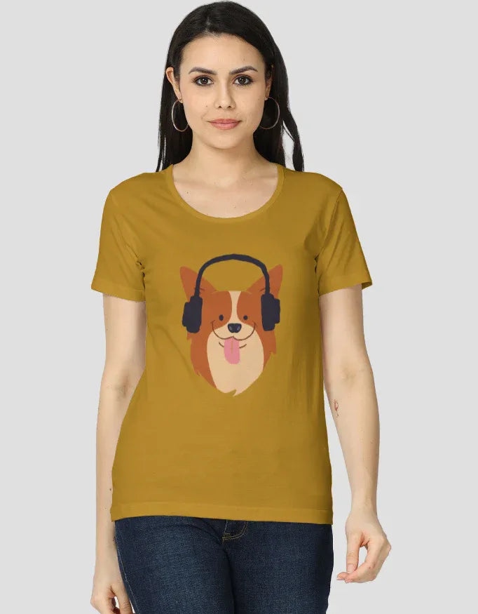 Music Lover Graphic Classic T-Shirt for Women - Not So Suttle