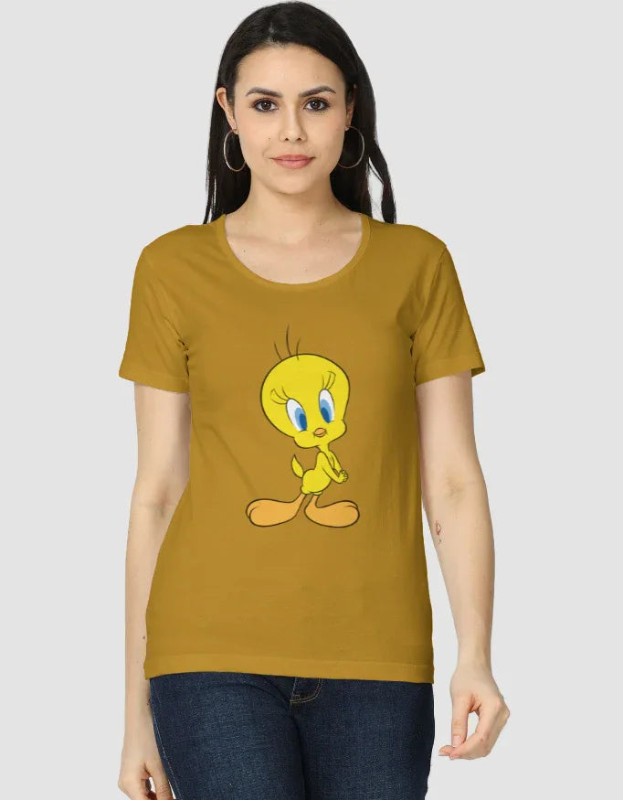 Tweety Graphic Classic T-Shirt for Women - Not So Suttle