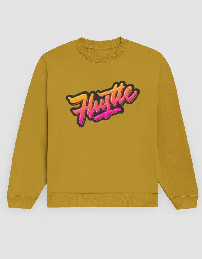 Hustle Graphic Sweatshirt for Men - Not So Suttle
