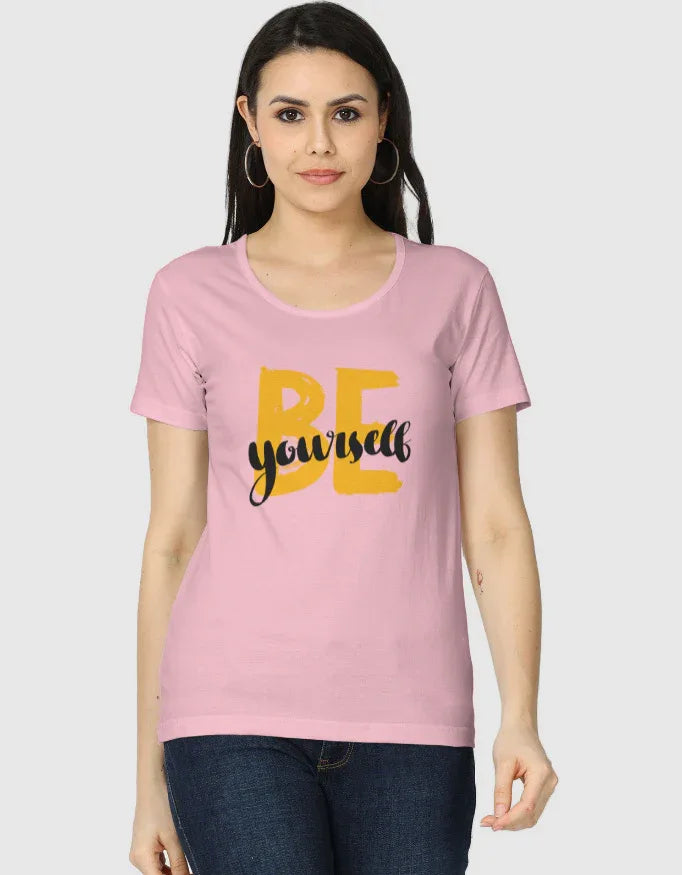 Be Yourself Graphic Classic T-Shirt for Women - Not So Suttle