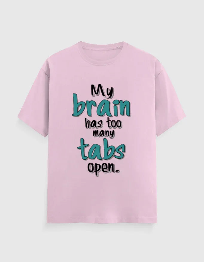 Too Many Tabs Graphic Classic Crew T-Shirt for Men - Not So Suttle