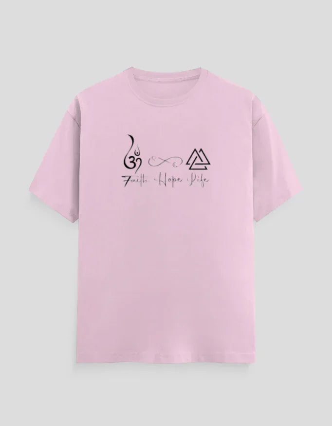 Faith Hope Life Graphic T-Shirt for Men - Not So Suttle