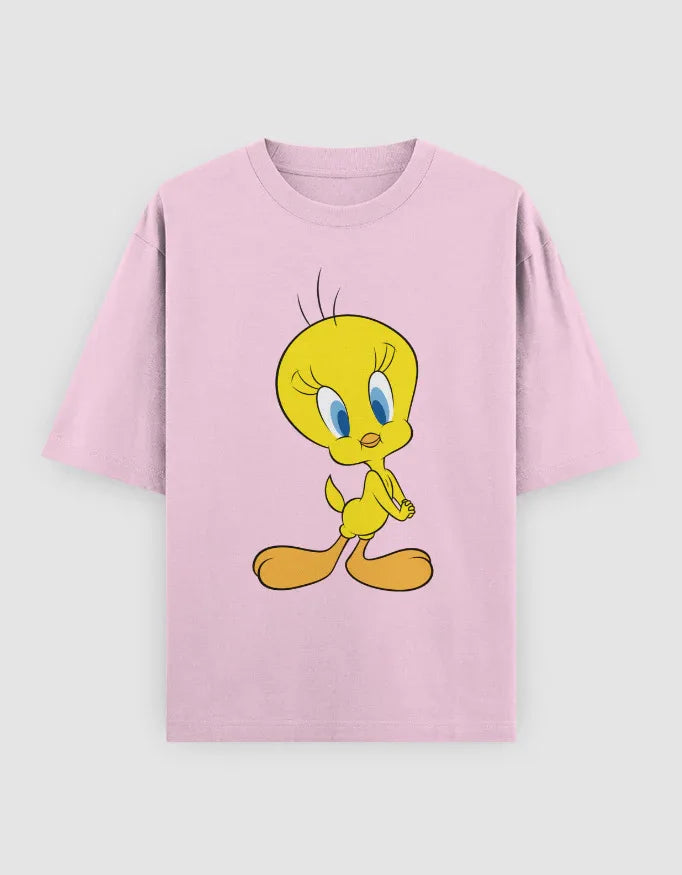 Tweety Graphic Oversized Classic T-Shirt for Women - Not So Suttle