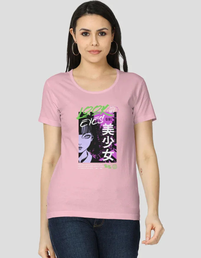 Look into my Eyes Graphic Classic T-Shirt for Women - Not So Suttle