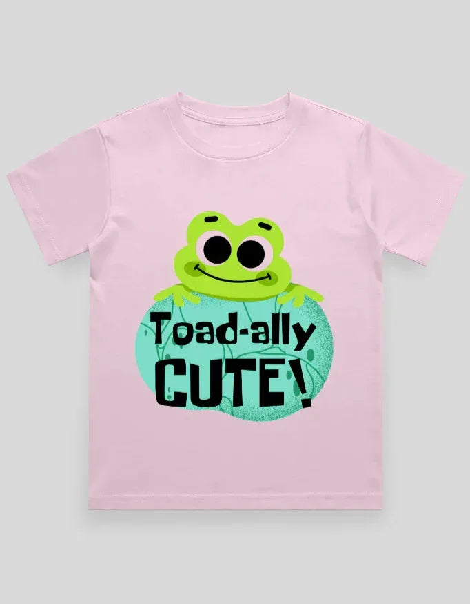 Cute Toad Graphic T-Shirt for Boys - Not So Suttle