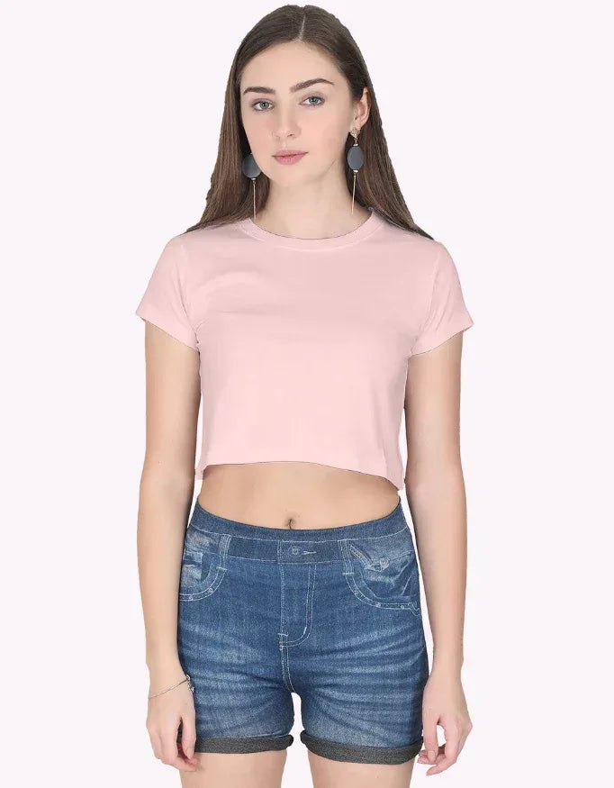 Baby Pink Crop Top - Not So Suttle