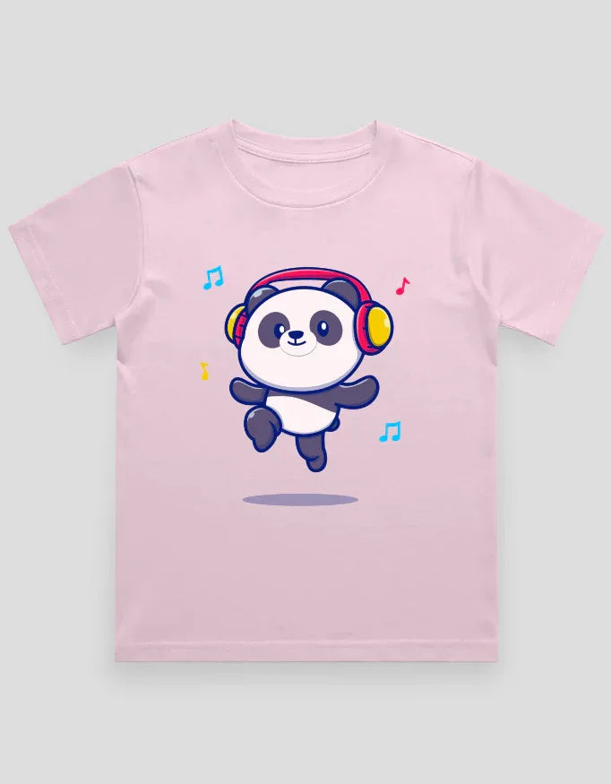 Panda Headphone Graphics T-Shirt for Boys - Not So Suttle