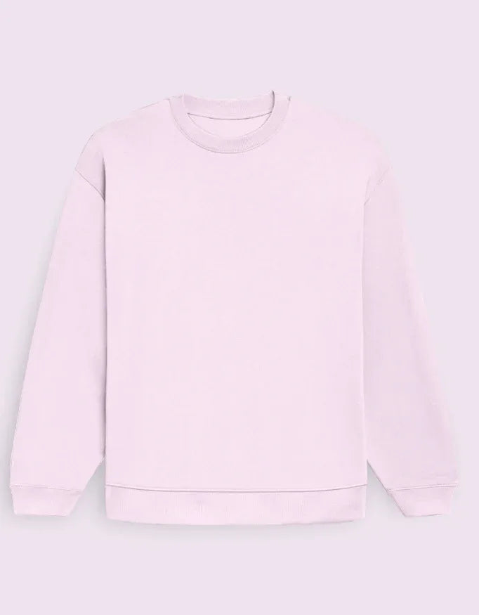 Light Pink Oversized Sweatshirt - Not So Suttle