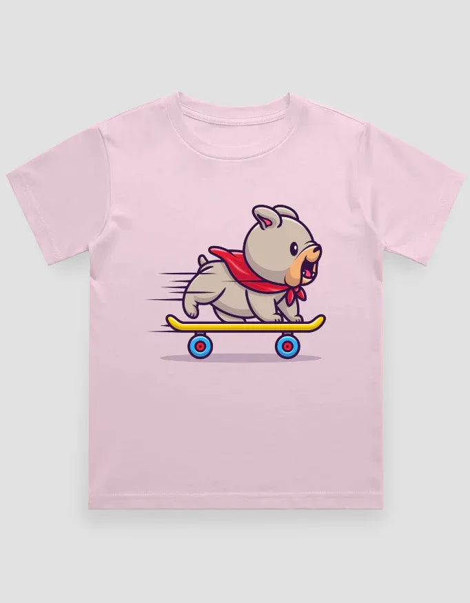 Skate Dog Graphics T-Shirt for Boys - Not So Suttle