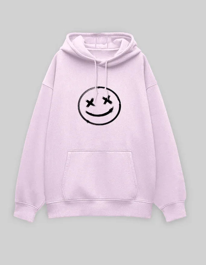 Smile Graphic Oversized Hoodie for Men - Not So Suttle