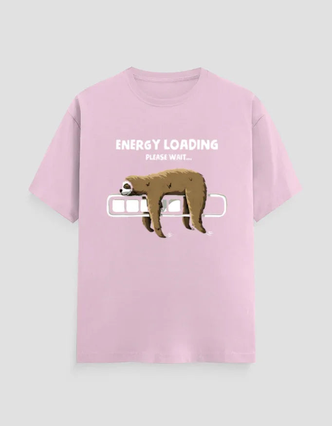 Energy Loading Graphic Classic Crew T-Shirt for Men - Not So Suttle