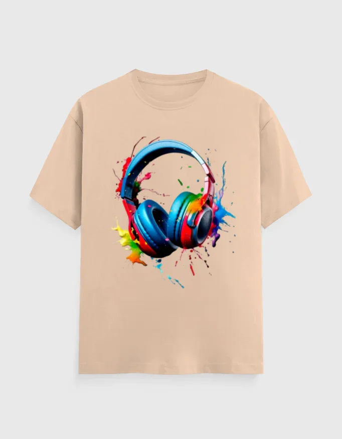 Head Phone Graphic T-Shirt for Men - Not So Suttle