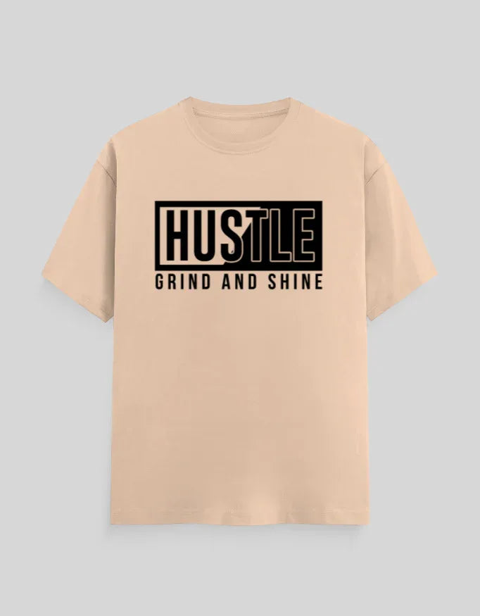Hustle Graphic Classic Crew T-Shirt for Men - Not So Suttle