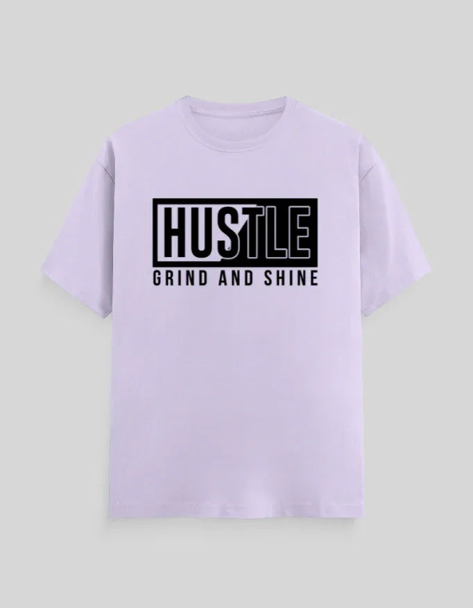 Hustle Graphic Classic Crew T-Shirt for Men - Not So Suttle