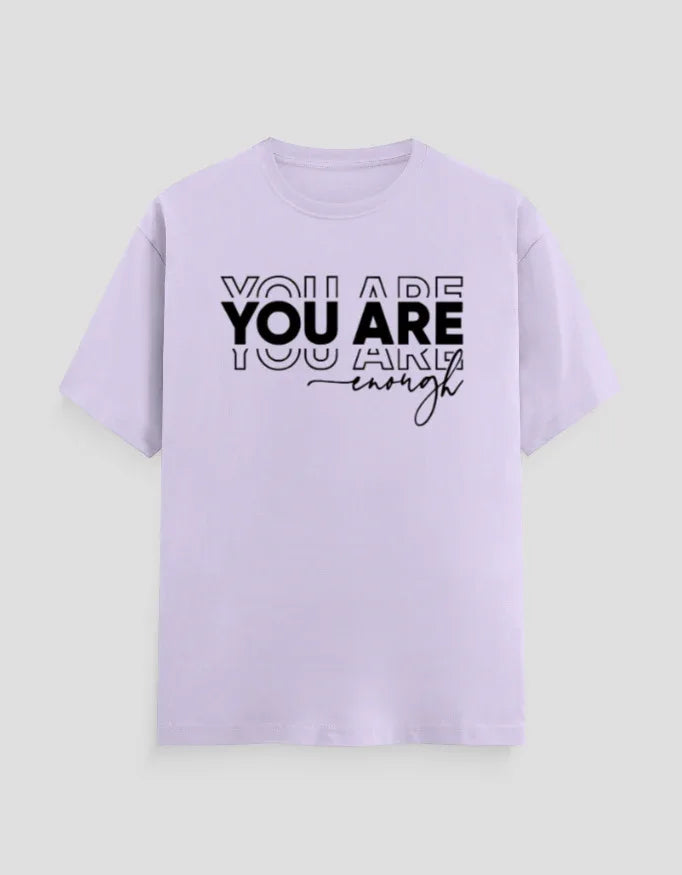 You are Enough Graphic Classic Crew T-Shirt for Men - Not So Suttle