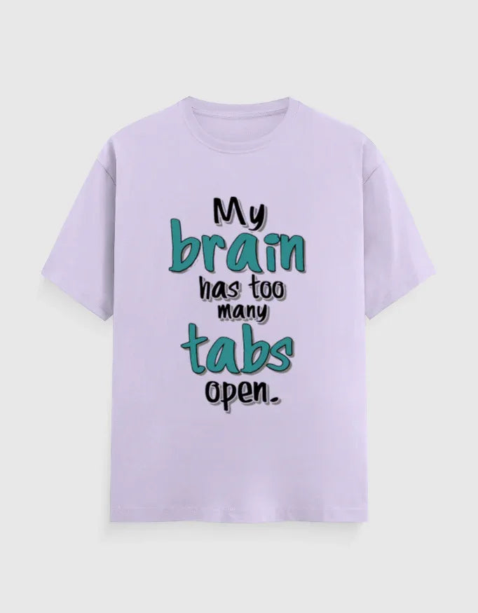 Too Many Tabs Graphic Classic Crew T-Shirt for Men - Not So Suttle